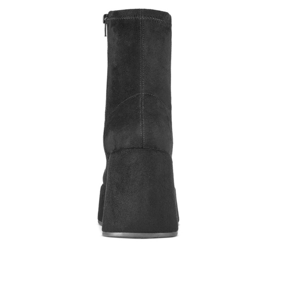 Wild Pair  Womens Earlee Faux Suede Ankle Booties - Picture 3 of 9